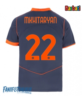 Inter Milan Henrikh Mkhitaryan #22 Tricou Fotbal Replică 2025-26 Barbati Treilea